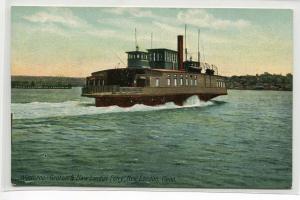 Winthrop Groton New London Steamer Ferry New London Connecticut 1910c postcard