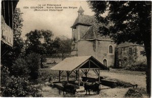 CPA Le Lot Pitt... - GOURDON - N.-D. des Neiges (Monument Hist.) (223488)