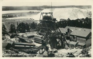 South Africa Johannesburg crown gold mining industry engineering photo postcard 