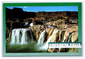 Snake River Shoshone Falls Twin Falls Idaho Postcard Continental View Card