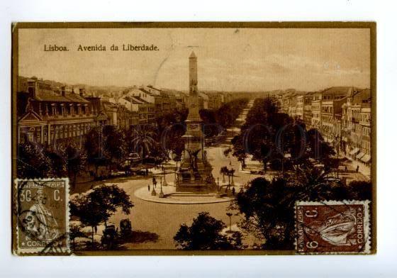 138759 Portugal LISBOA Avenida da Liberdade Vintage postcard