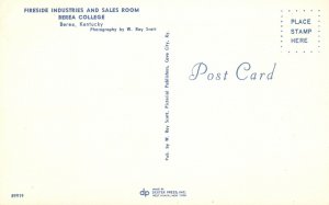 Vintage Postcard Fireside Industries & Sales Room Berea College Kentucky KY