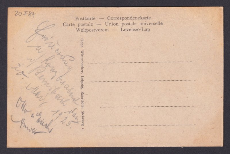 Vintage postcard Germany Janierz Elite Women's Wind and String Orchestra