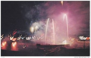 Nightly Fireworks , Stampede , Calgary , Alberta , Canada , 50-60s