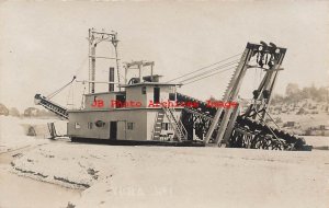 CA, Hammonton, RPPC, Yuba Consolidated Goldfields Dredge No 1, Gold Mining