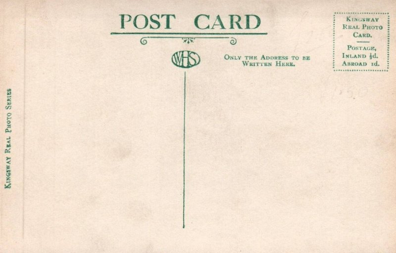 British Royal Navy HMS Thames WWI RPPC  c.1910