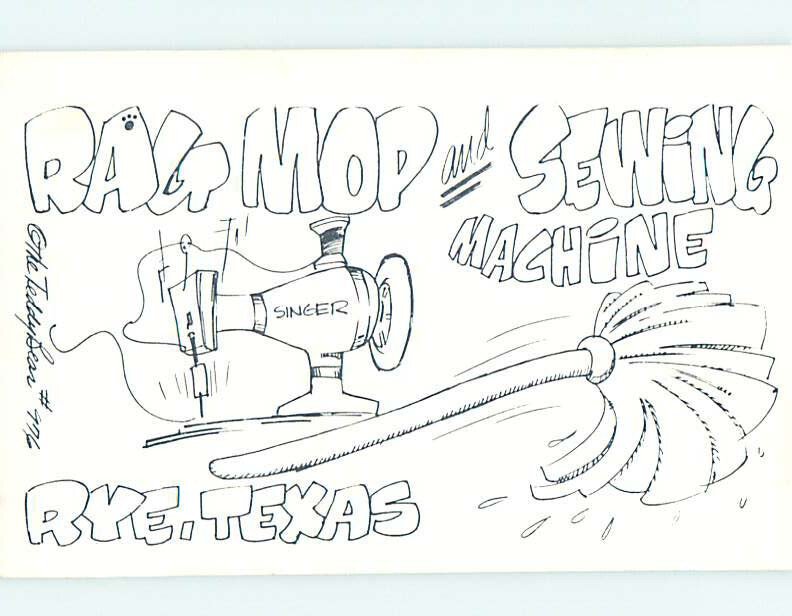 Pre 1980 RADIO CARD Rye Near Houston The Woodlands