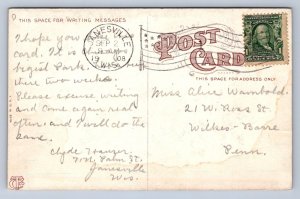 J91/ Chicago Illinois Postcard c1910 Riverview Park Hell Gate Scene  14