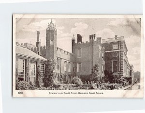 Postcard Orangery and South Front, Hampton Court Palace, England