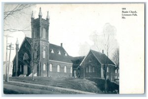 c1905 Baptist Church Livermore Falls New York NY Unposted Antique Postcard
