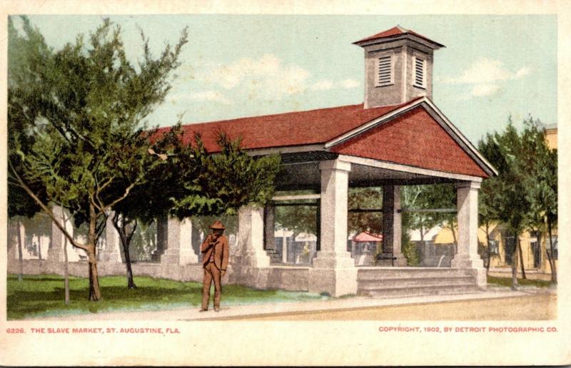 Florida St Augustine Old Slave Market Detroit Publishing