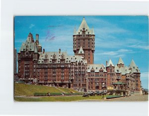 Postcard Chateau Frontenac and Dufferin Terrace Quebec City Canada