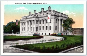 VINTAGE POSTCARD THE AMERICAN CROSS BUILDING AT WASHINGTON D.C. c. 1920s