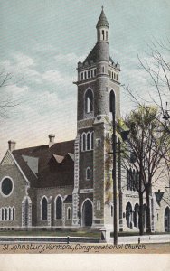 ST. JOHNSBURY, Vermont, 1900-1910s; Congregational Church