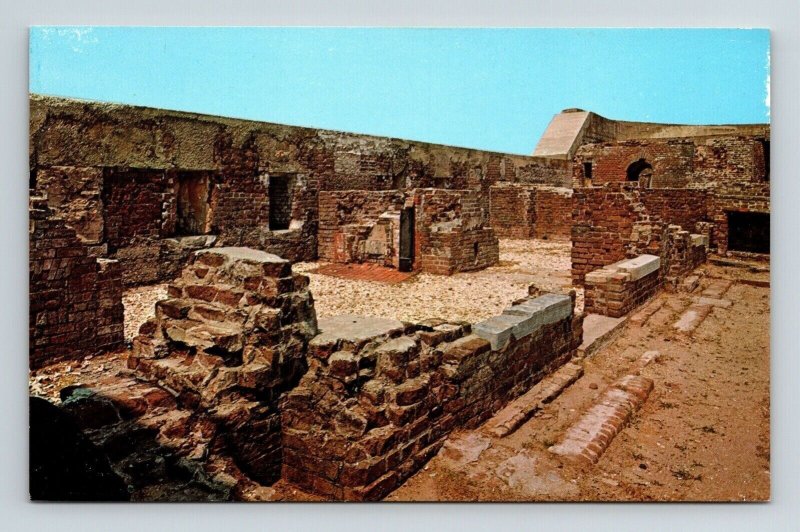 Charleston South Carolina Fort Sumter National Monument Chrome Postcard 