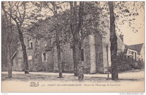 FORET DE FOUNTAINEBLEAU, Seine et Marne, France, Ruines de l'Ermitage de Fran...