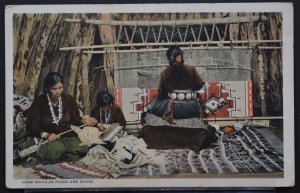 How Navajo Rugs are Made - 1922