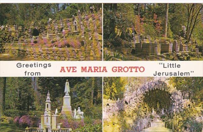 Alabama Cullman Greetings From Ave Maria Grotto Little Jerusalem