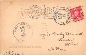 Beloit Wisconsin College Building Multiview Antique Postcard K84474