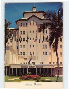 Postcard Front view of the British Colonial Hotel Nassau Bahamas