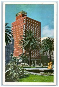 1958 Victoria Plaza Hotel Plaza Independencia Montevideo R.O. Uruguay Postcard