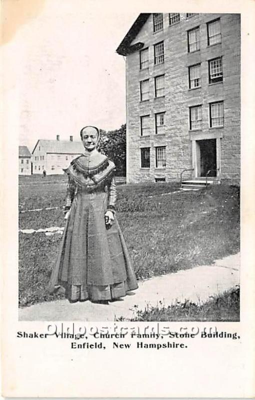 Shaker Village, Church Family, Stone Building Enfield, New Hampshire, NH, USA...