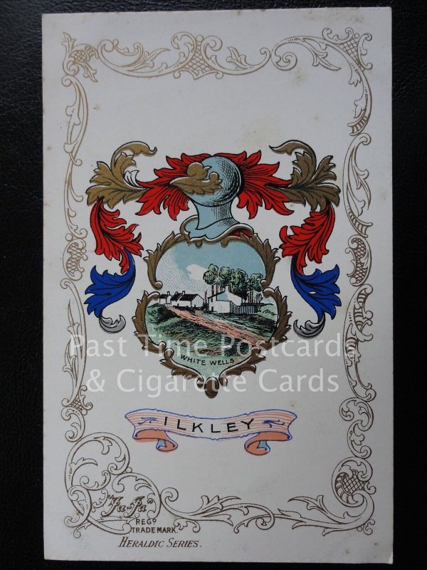 c1906 - ILKLEY - Heraldic Coat of Arms
