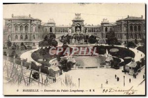 Old Postcard Set Marseille Du Palais Longchamp