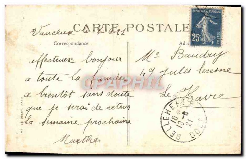 Old Postcard Consolation Source Dessoubre