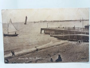 Across the Ferry Fleetwood Lancs Vintage Postcard 1920