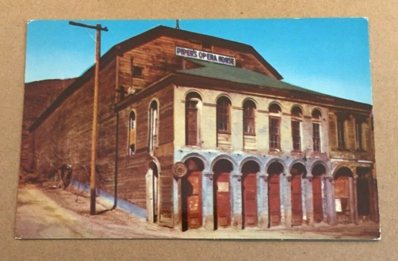 VINTAGE UNUSED POSTCARD - PIPER'S OPERA HOUSE, VIRGINIA CITY, NEVADA 