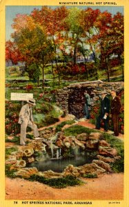 AR - Hot Springs. Miniature Natural Hot Spring