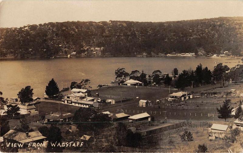 Wagstaff Scenic View Real Photo Antique Postcard (J37303)