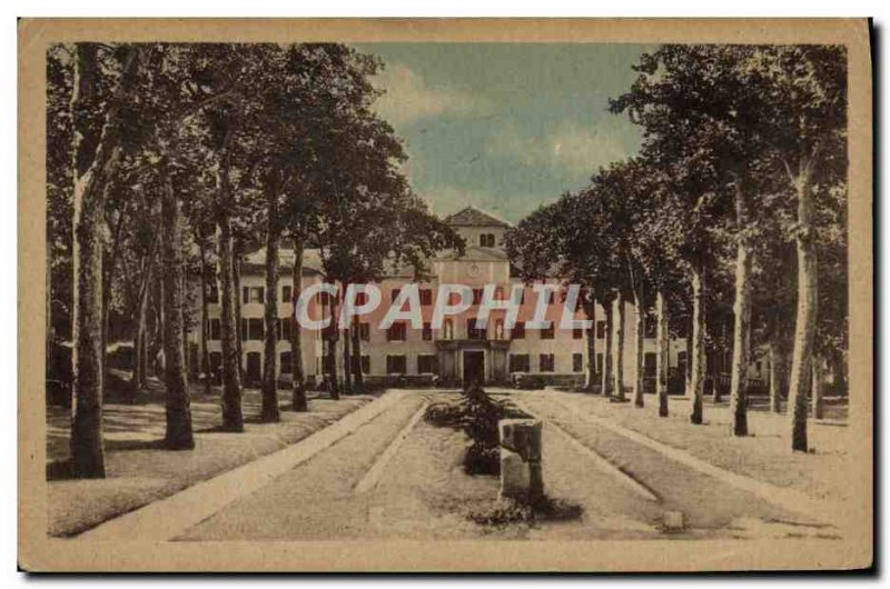 Old Postcard Greoux Les Bains Grand Hotel des Bains