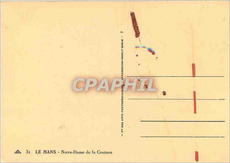 Modern Postcard Le Mans N D Couture