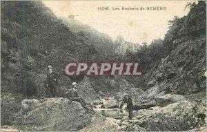 Old Postcard The Rocks Semene