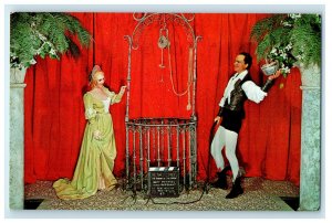 c1960s Douglas Fairbanks and Mary Pickford Movieland Wax Museum CA Postcard