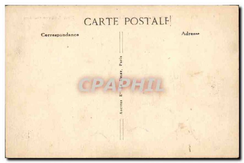 Postcard Old New Garden Paris Louvre