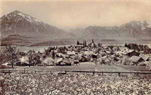 SIGRISWIL BERNE SWITZERLAND-PANORAMIC 1939 PSTMK PHOTO POSTCARD