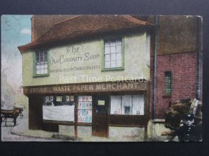 London Charles Dickens THE OLD CURIOSITY SHOP - Old Postcard by G.D.& D.L.