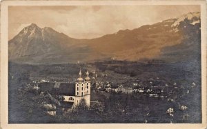 SARNEN SWITZERLAND-TOTALANSICHT-1922 PHOTO POSTCARD