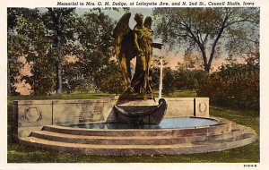 Mrs G M Dodge Memorial Lafayette Avenue Council Bluffs, Iowa