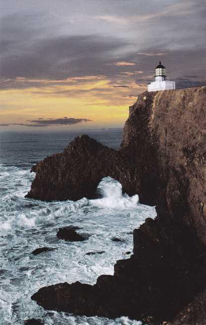 Point Bonita Light House as seen in 1934 - Marin County CA, California