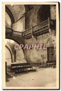 Postcard Old Maguelone Interior of the cathedral View of the stands