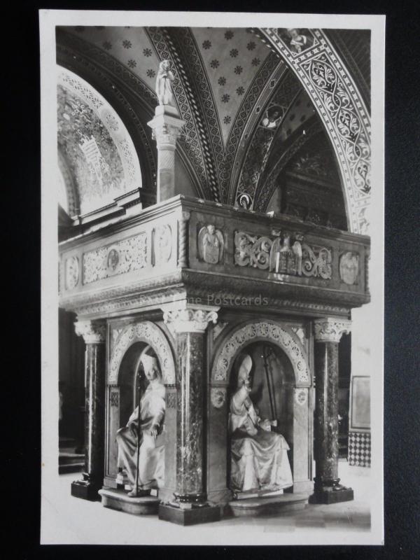 Switzerland: Pulpito at Cathedrale S. Lorenzo in Lugano - Old Frinzl RP Postcard