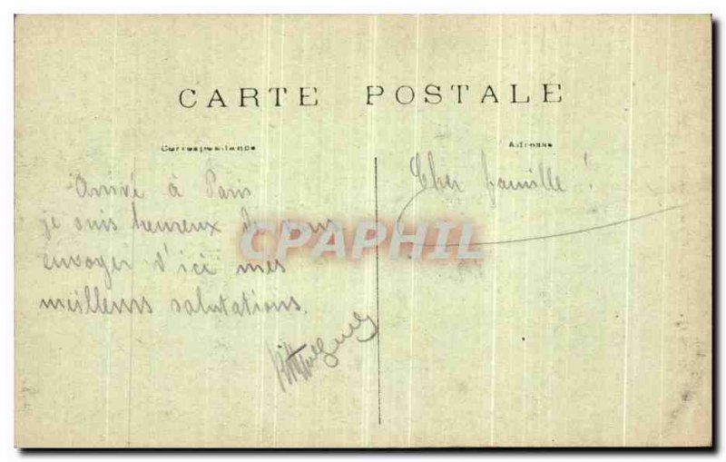 Old Postcard Paris Porte St Denis