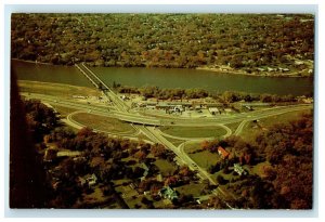 Aerial View North Second And Auburn Streets Cloverleaf Rockford IL Postcard 