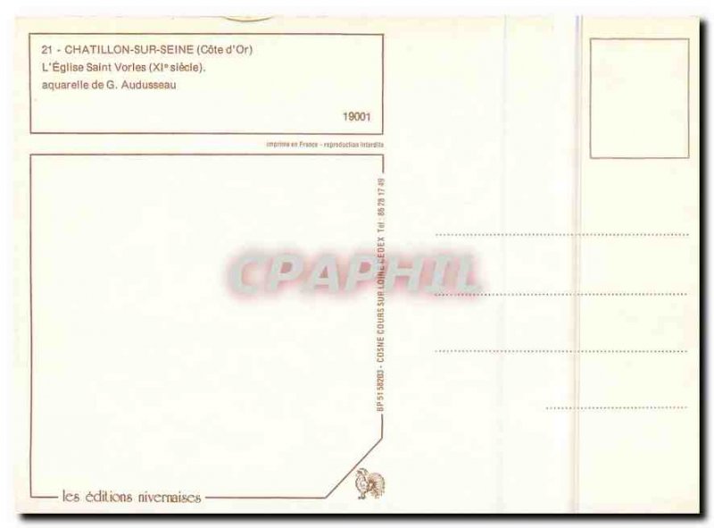 Modern Postcard Chatillon sur Seine