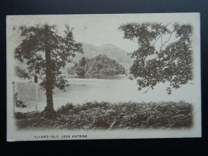 Scotland Stirling LOCH KATRINE Ellen's Isle c1914 Postcard by Castle Series
