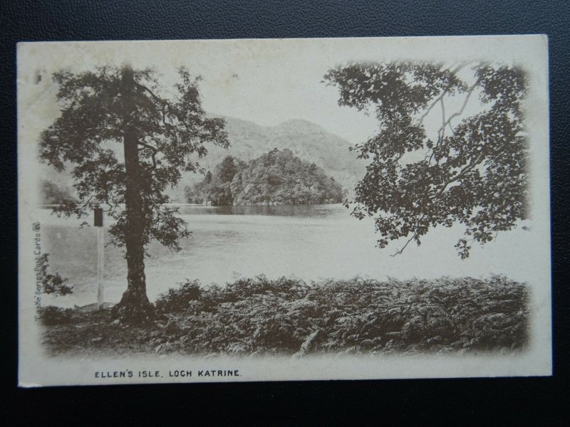 Scotland Stirling LOCH KATRINE Ellen's Isle c1914 Postcard by Castle Series